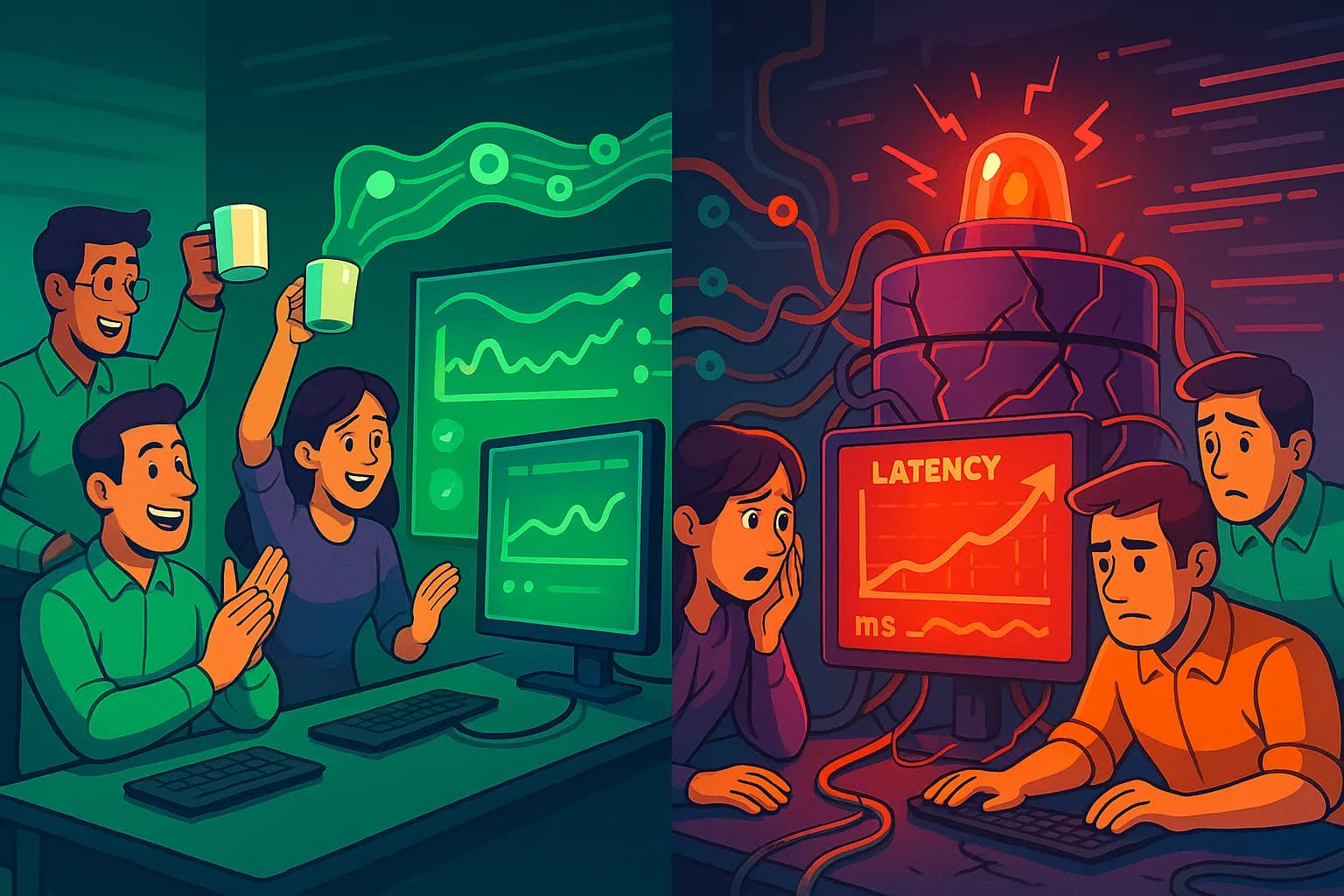 A single event store becoming a write-capacity bottleneck as an event-sourced system scales